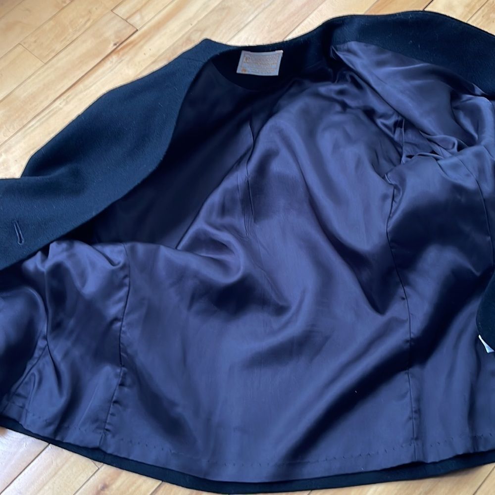 Pendleton 100% virgin wool lined collarless curve… - image 5